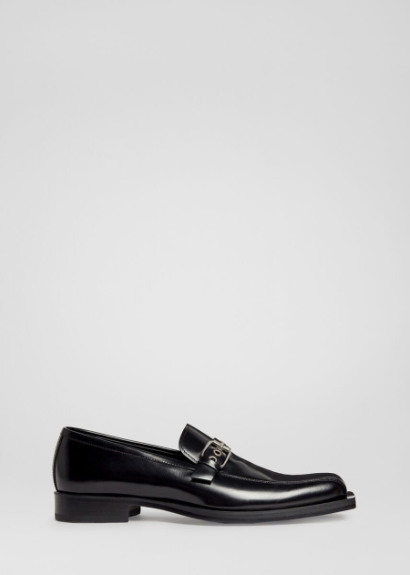 Mocasini Versace Square Toe Piele Barbati | WTJYBIM-35